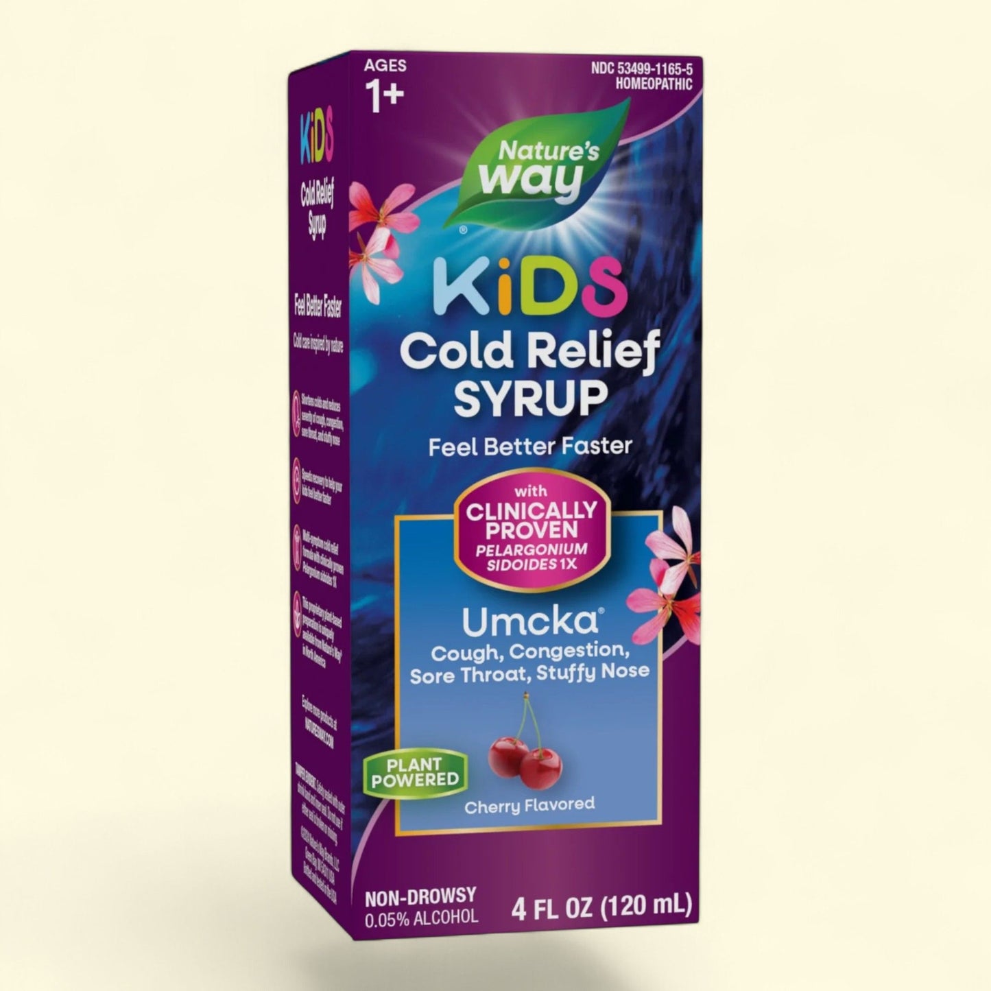 Nature's Way Kids Umcka Syrup, Cherry Flavored, 4 fl oz
