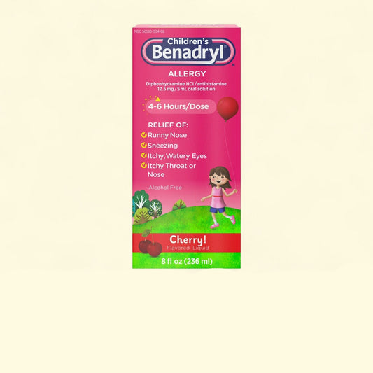 Children's Benadryl Allergy Relief Liquid, 8 fl. oz.