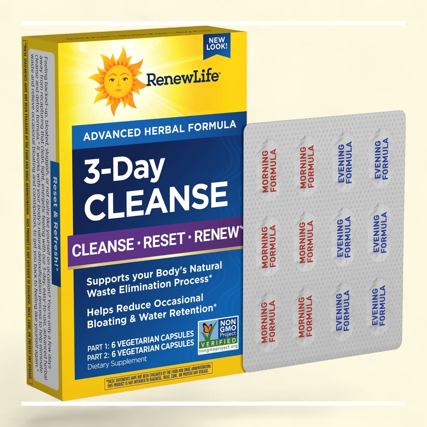 Renew Life Total Body Reset Capsules, 12 Count