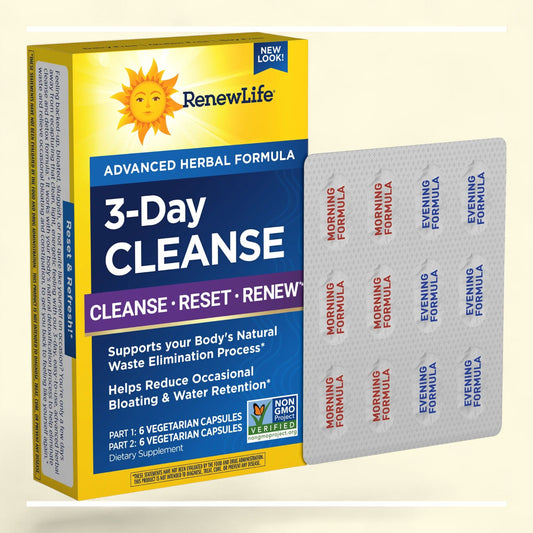 Renew Life Total Body Reset Capsules, 12 Count