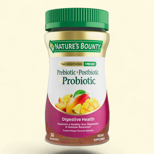 Nature's Bounty Pre + Pro + Postbiotic Gummies, 30 Gummies