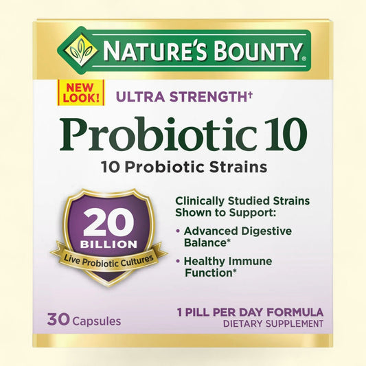 Nature's Bounty Ultra Strength Probiotic 10, 30 Ct