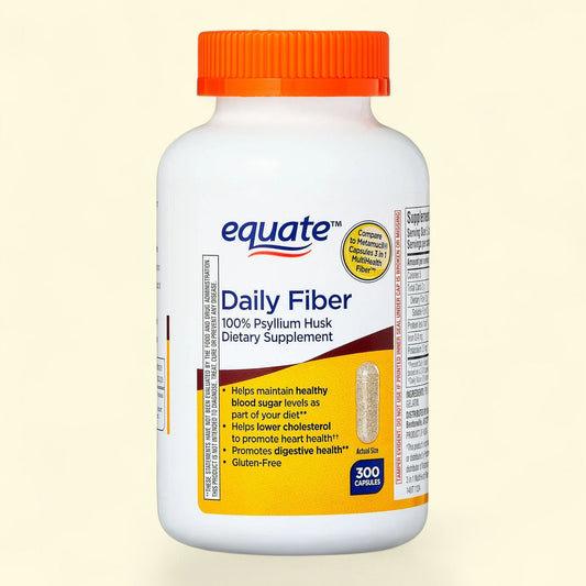 Equate Psyllium Husk Capsules 300 Count