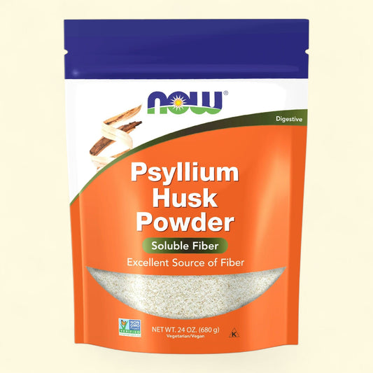 NOW Supplements, Psyllium Husk Powder, 24-Ounce