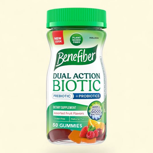 Benefiber Fiber Supplement Gummies, 50 Count