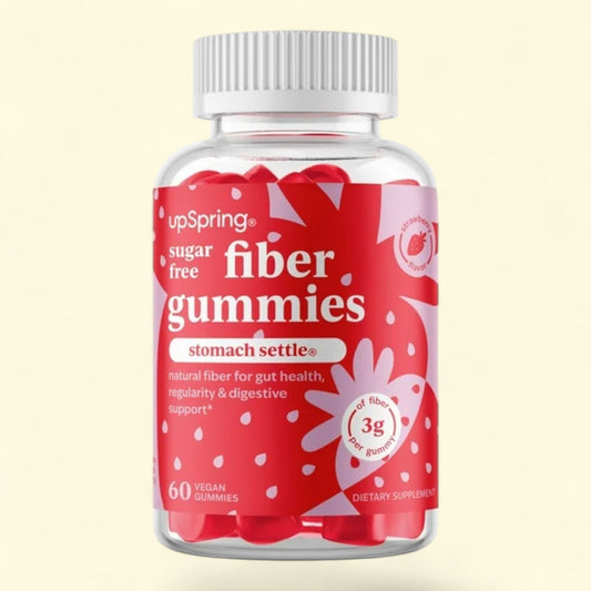 UpSpring Stomach Settle Fiber Gummies, 60 Count