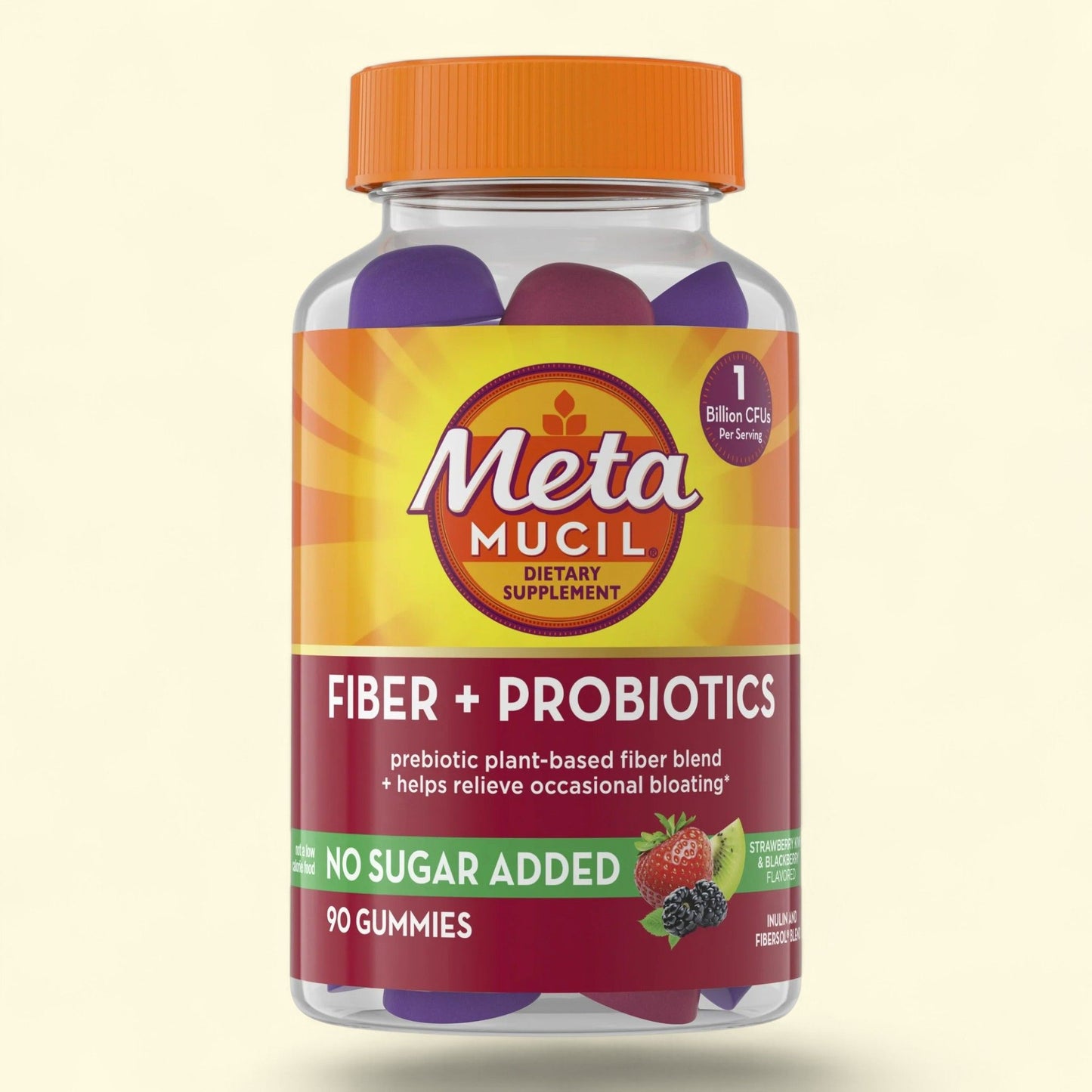 Metamucil Fiber Supplement Gummies, 90 Count