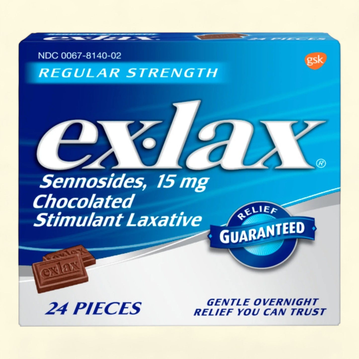 Ex-Lax Regular Strength Stimulant Laxative Pills, 24 Count