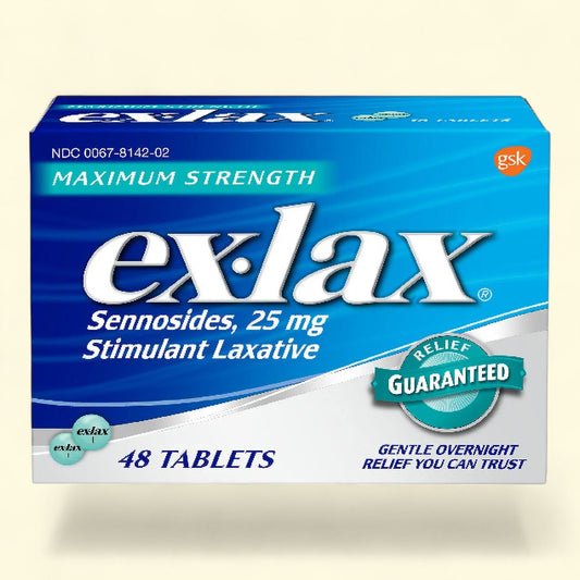 Ex-Lax Maximum Strength Stimulant Laxative, 48 Count