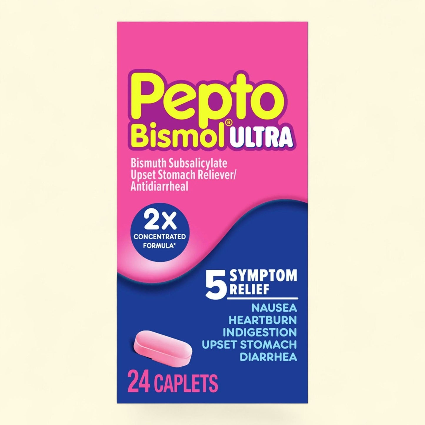 Pepto Bismol Caplets Ultra, 24 Count