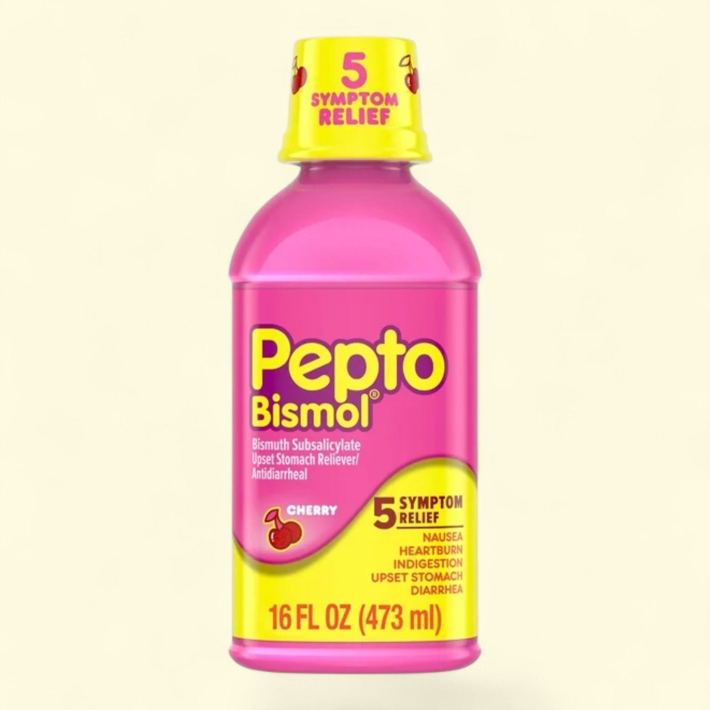 Pepto Bismol Liquid, Cherry, 16 Fl oz