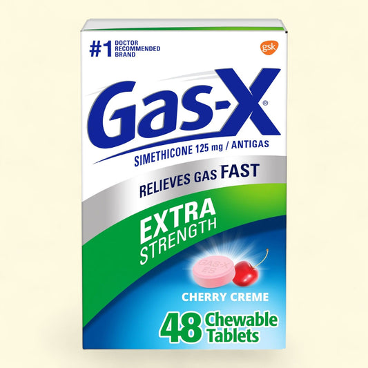 Gas-X Extra Strength Chewable Tablets, 48 Count