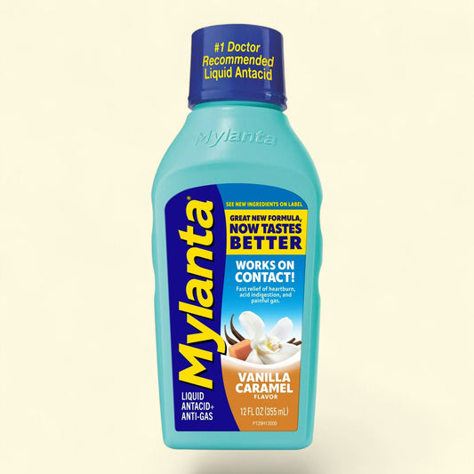 Mylanta Heartburn and Gas Relief, Liquid Antacid, 12 Fluid Ounce