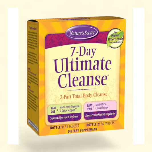 Nature's Secret 7-Day Ultimate Cleanse, 2 bottles