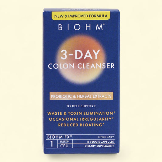 BIOHM Colon Cleanse Probiotic Supplement, 6 Count
