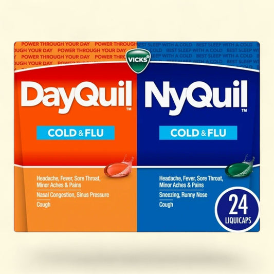 Vicks DayQuil and NyQuil Liquicaps, 24 Count