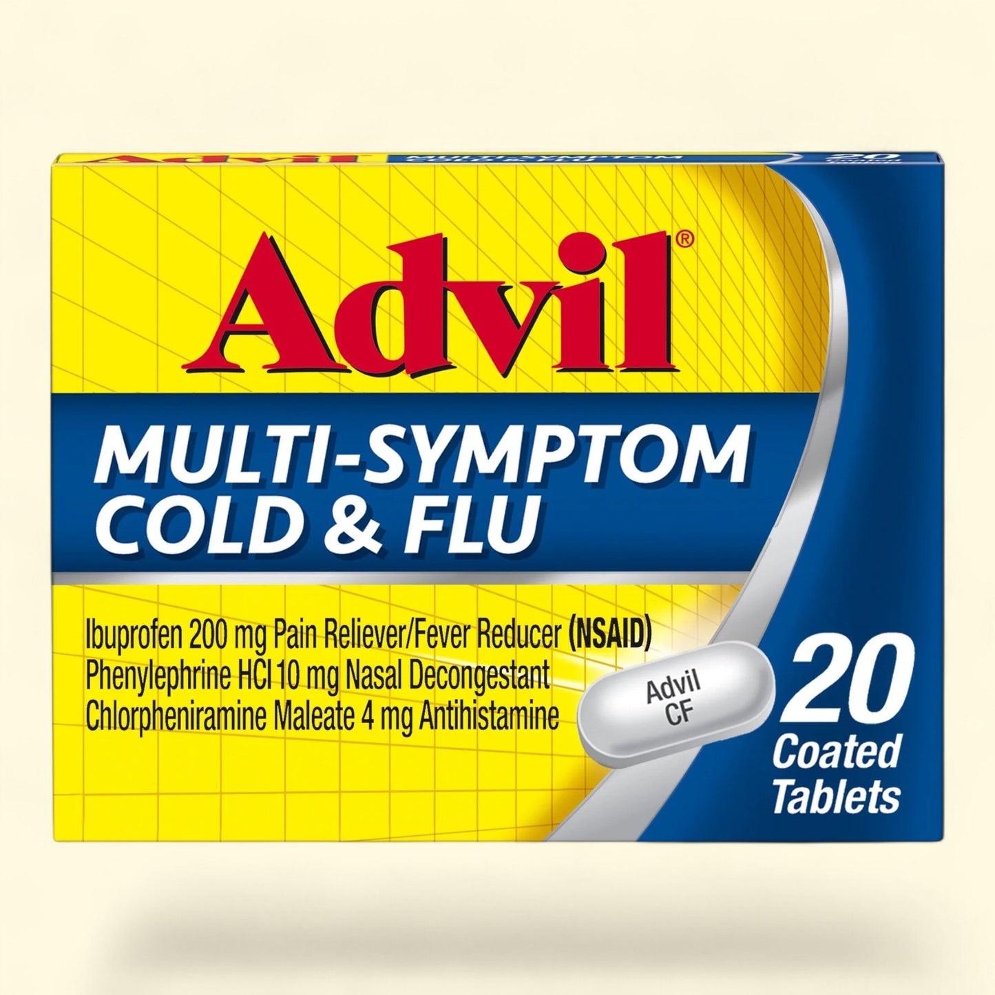 Advil Cold and Flu Medicine, 20 Count