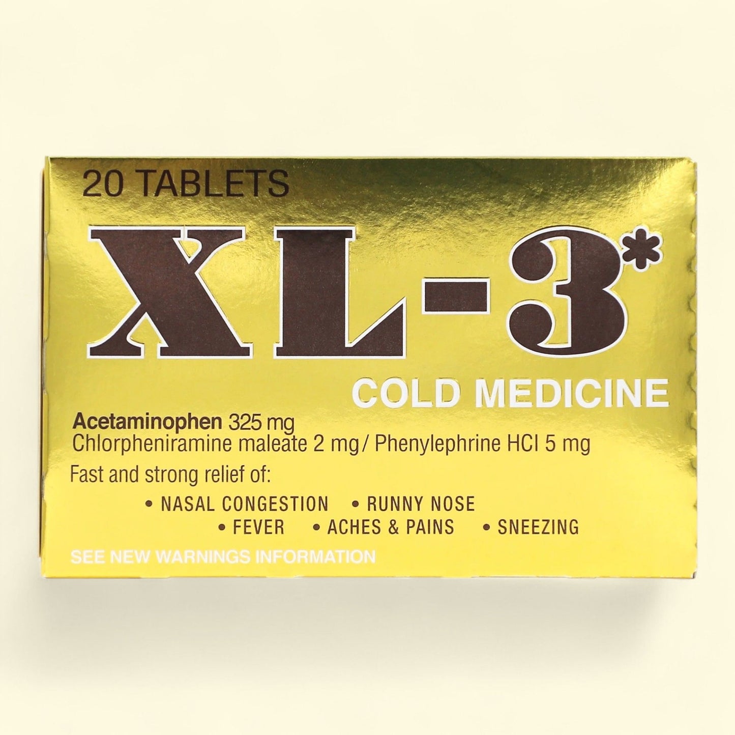 Xl-3 Cold and Flu Tablets, 20 Count