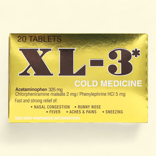 Xl-3 Cold and Flu Tablets, 20 Count