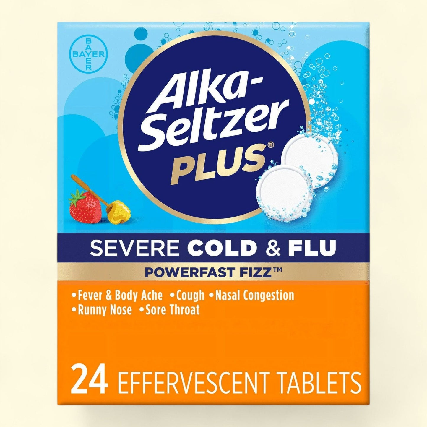 Alka-Seltzer Plus Severe Cold & Flu Medicine, 24 Count