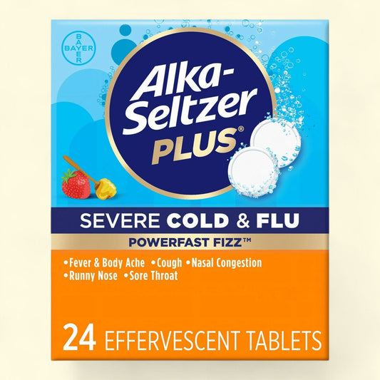 Alka-Seltzer Plus Severe Cold & Flu Medicine, 24 Count
