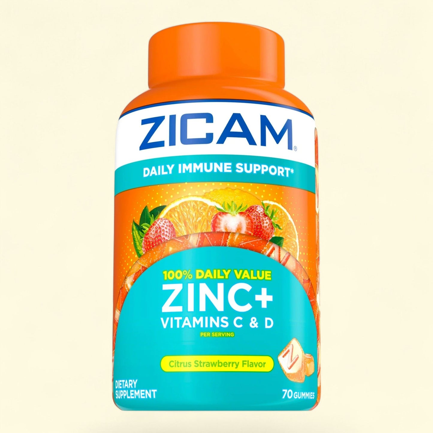 Zicam Daily Immune Support Gummy Supplement, 70 Count