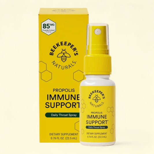 Beekeeper's Naturals Propolis Throat Spray, 0.76 fl oz