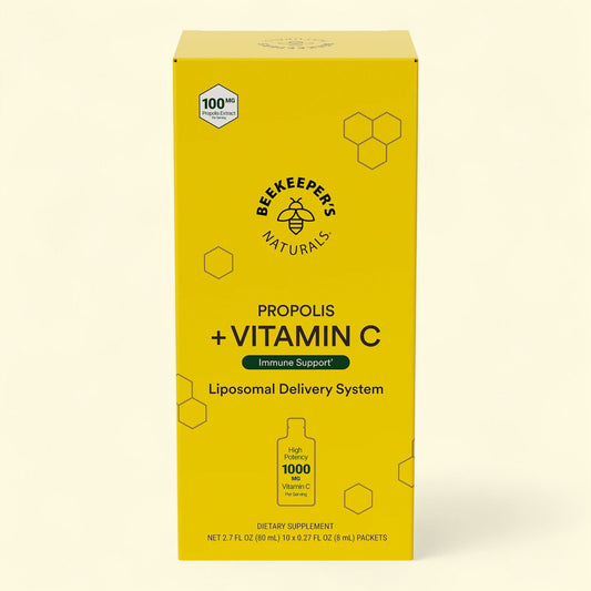 Beekeeper's Naturals Propolis Liposomal Vitamin C, 1000mg, 10 Count