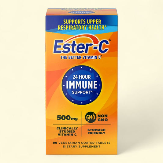 Ester-C 500 mg Vitamin C Tablets, 90 Count