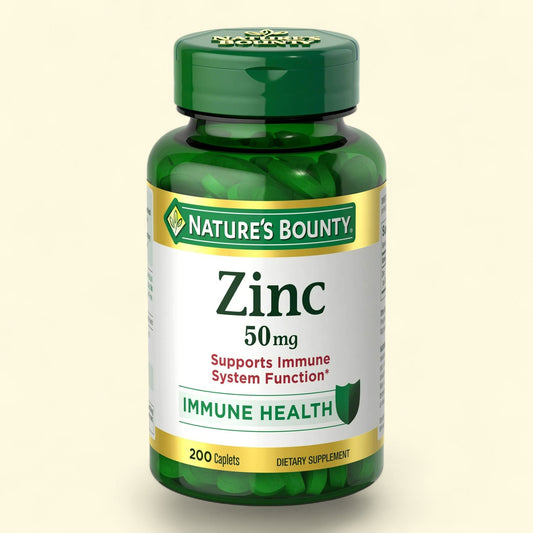 Nature's Bounty Zinc, 50mg, Caplets, 200 Ct