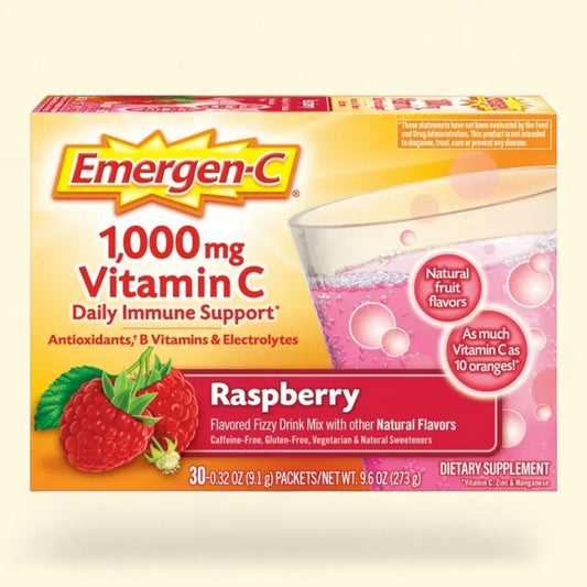 Emergen-C Immune Support, Raspberry, 30 Ct