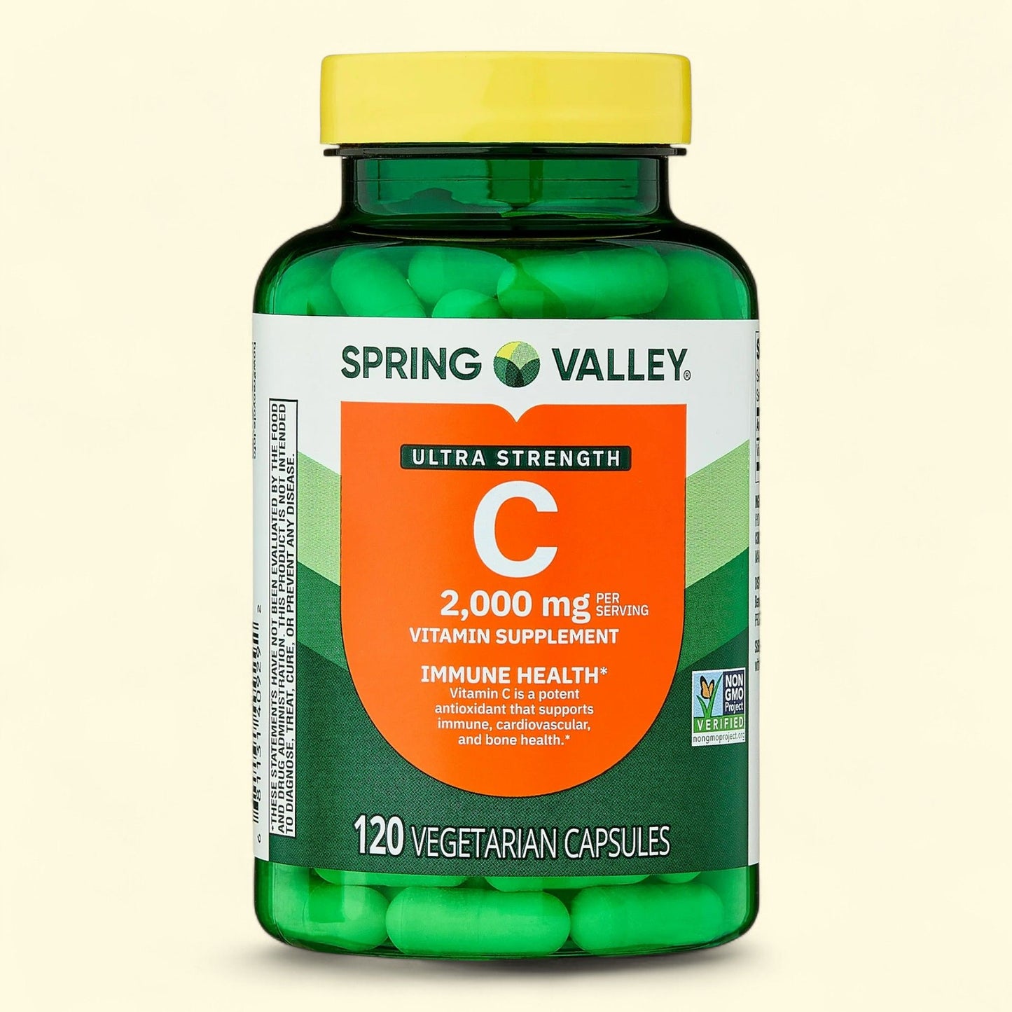 Spring Valley Vitamin C Capsules, 2,000 mg, 120 Count
