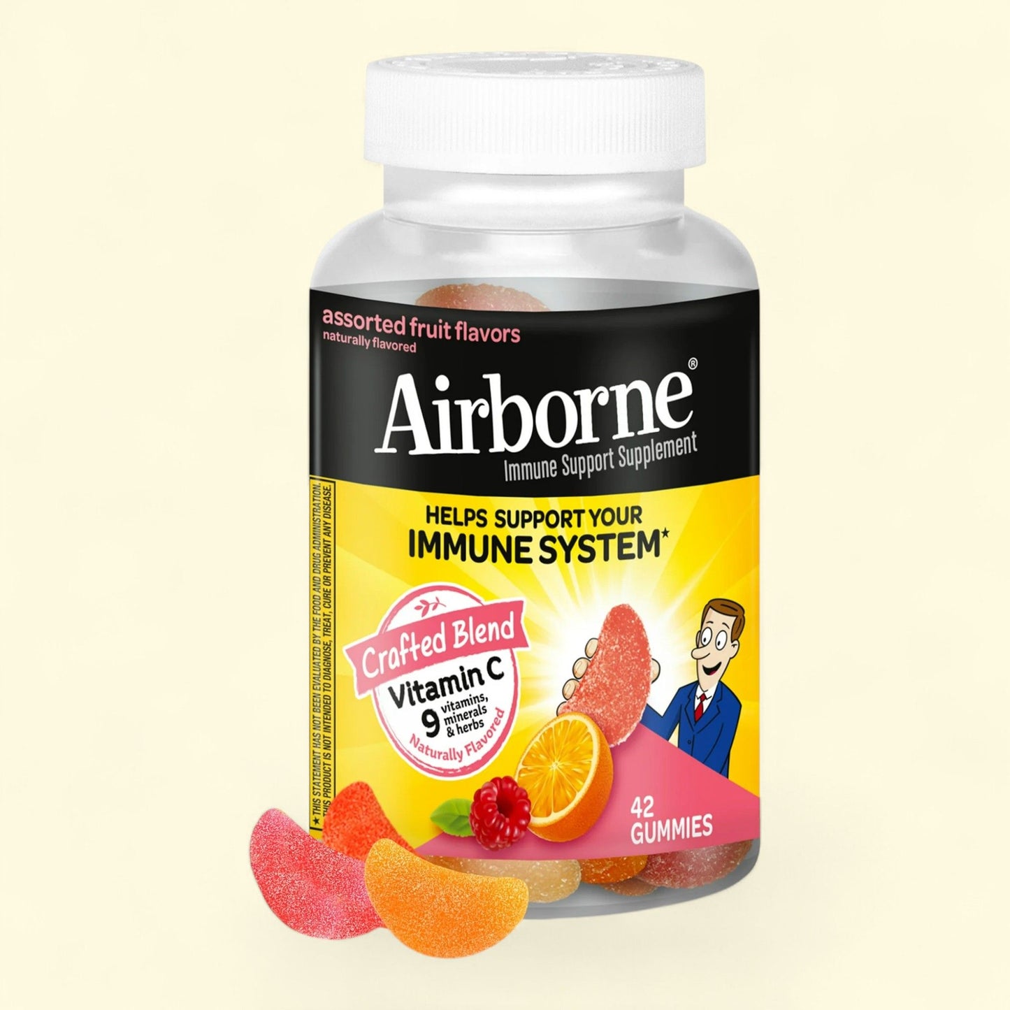 Airborne Vitamin C Gummies, 750mg, 42 ct