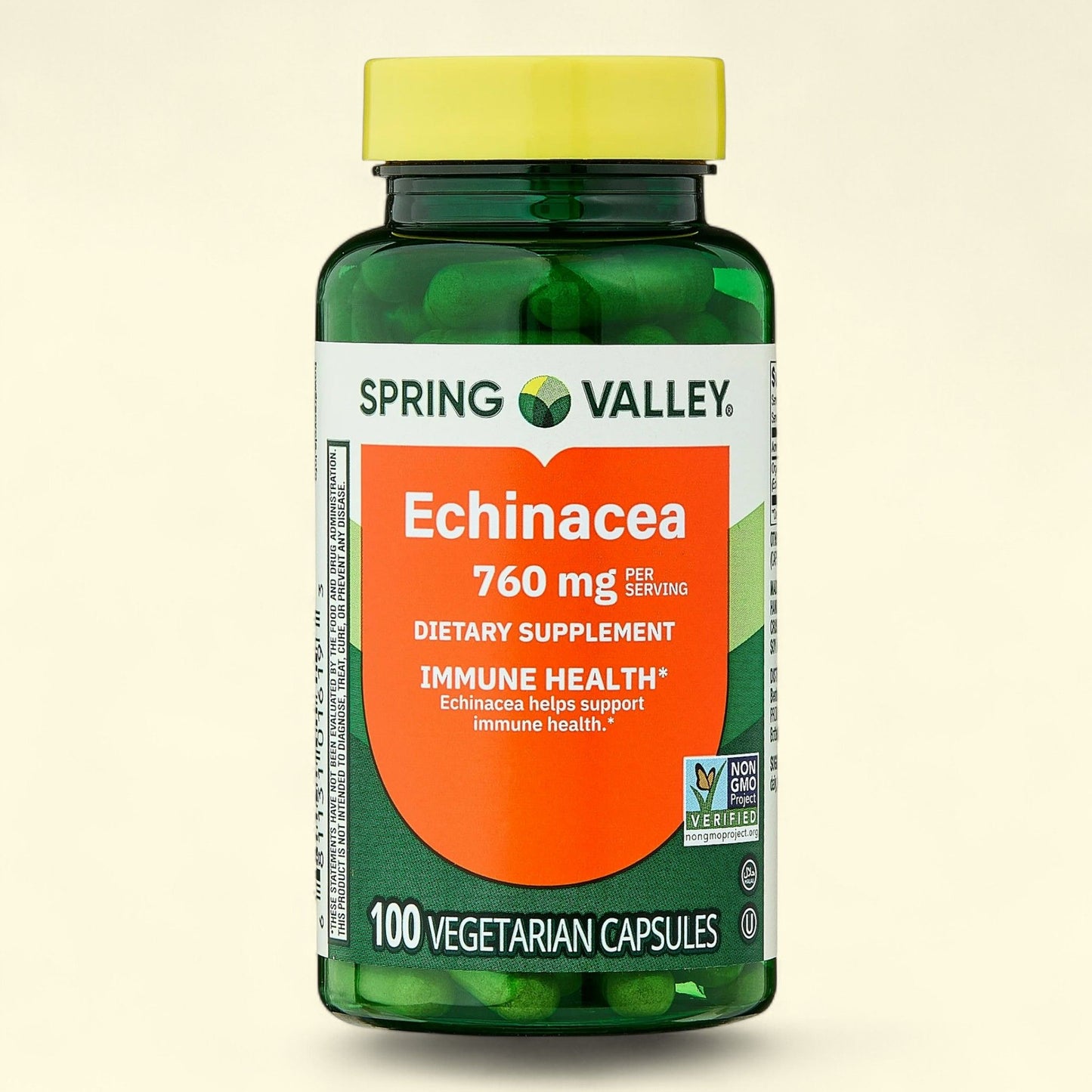 Spring Valley Echinacea Dietary Supplement Capsules, 760mg, 100 Count