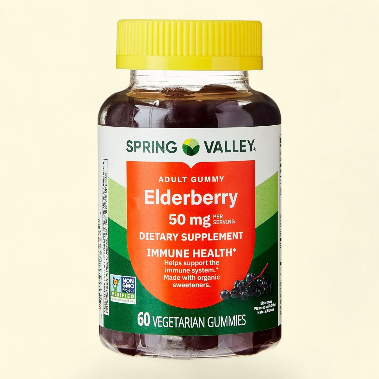 Spring Valley Elderberry Gummies, 60 Count