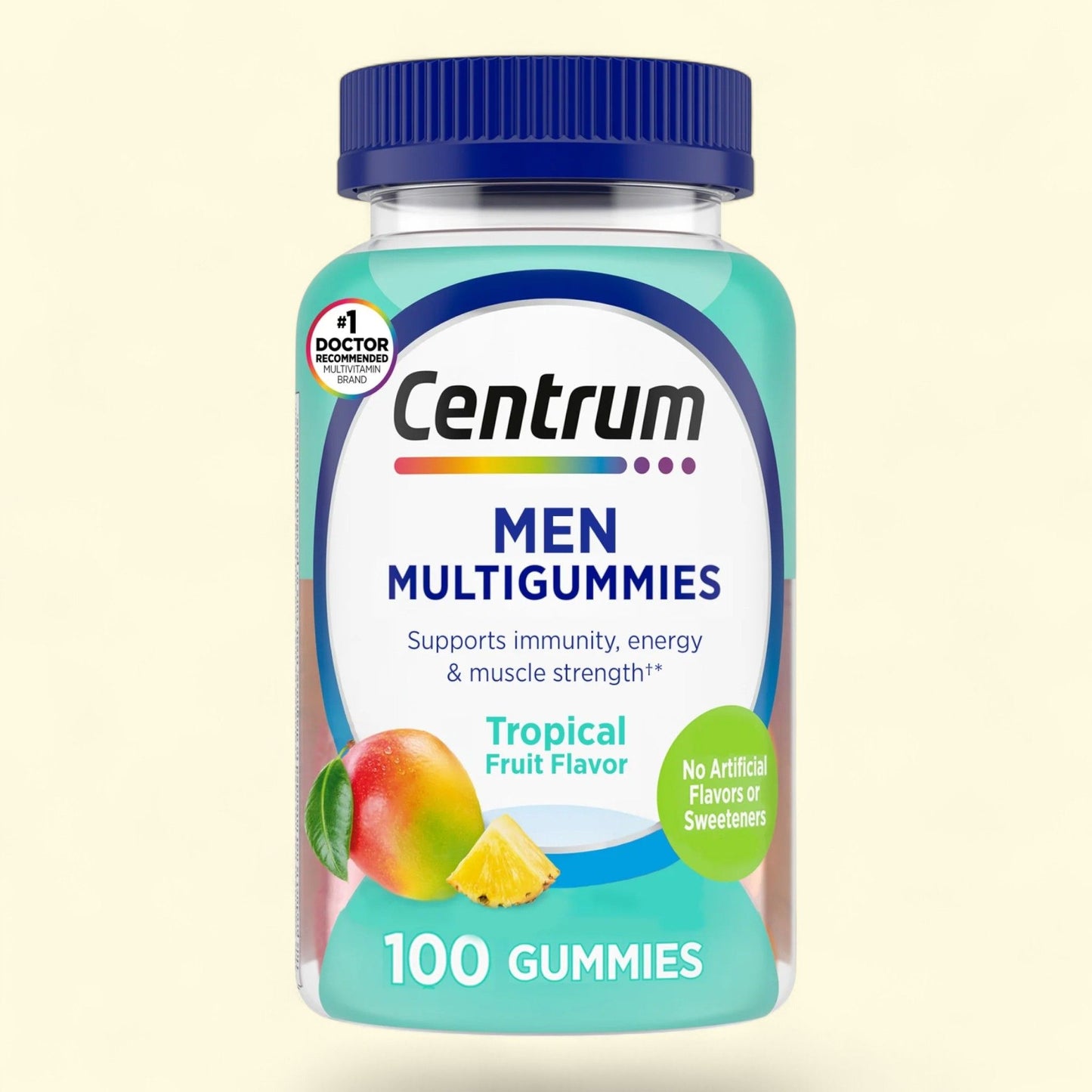Centrum Men's Multivitamin Gummies, 100 Count — authentic US product shipped worldwide by Treatspree