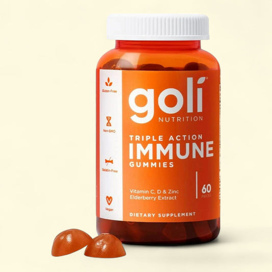 Goli Nutrition Triple Action Immune Gummies, 60 Count