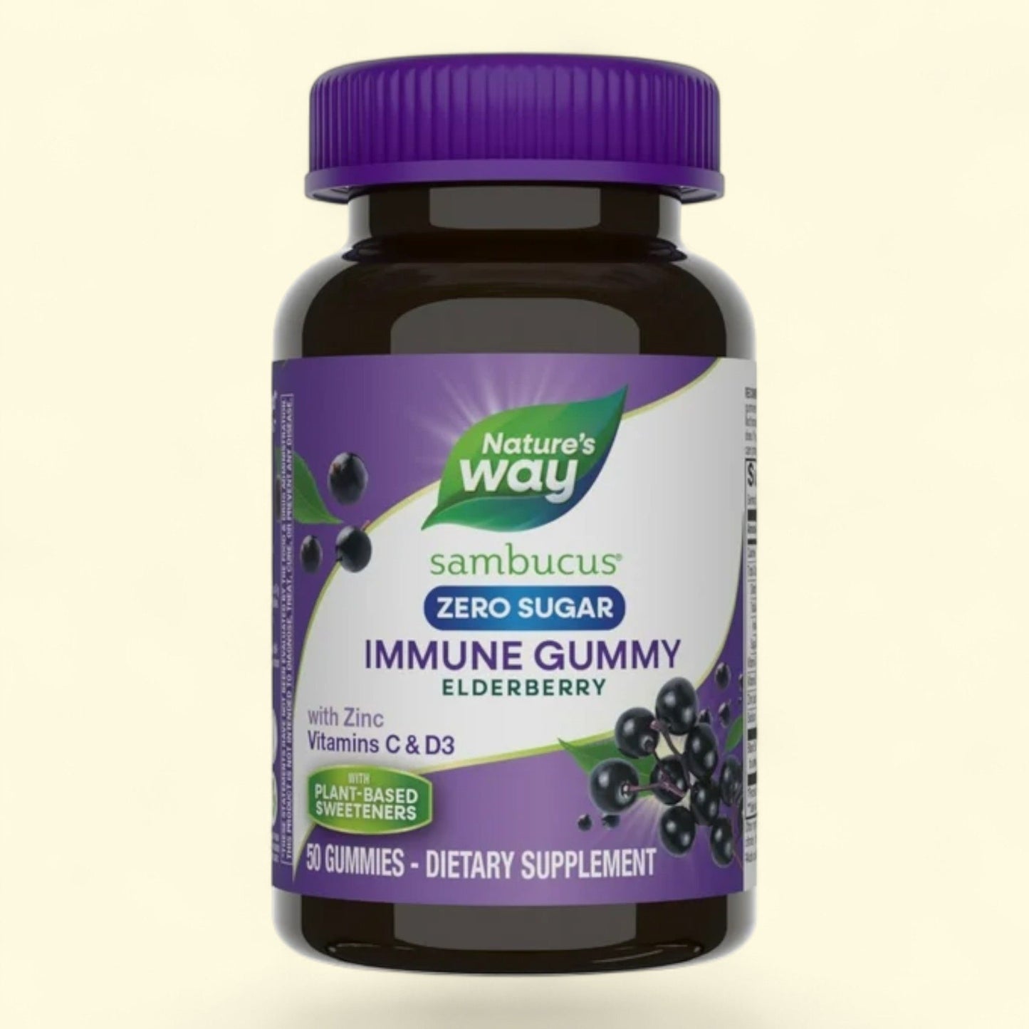 Nature's Way Sambucus Elderberry Immune Gummies, 50ct