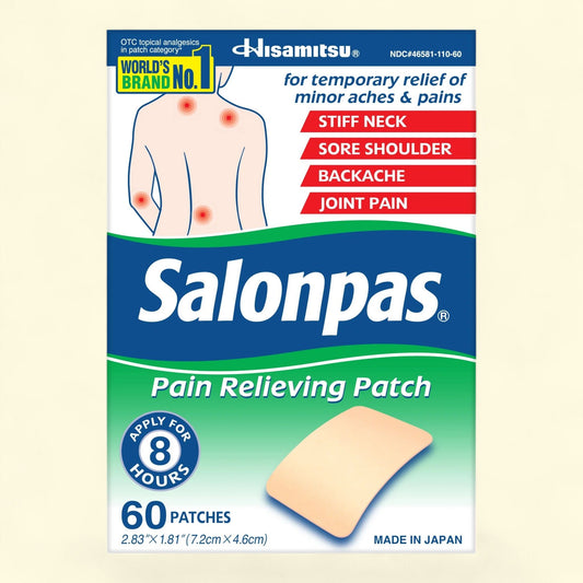 Salonpas Pain Relief Patch, 60 Count