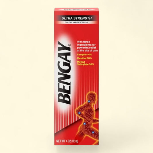 Bengay Ultra Strength Topical Pain Relief Cream, 4 oz