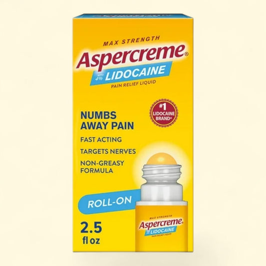 Aspercreme Max Strength Roll-on Liquid, 2.5 fl oz