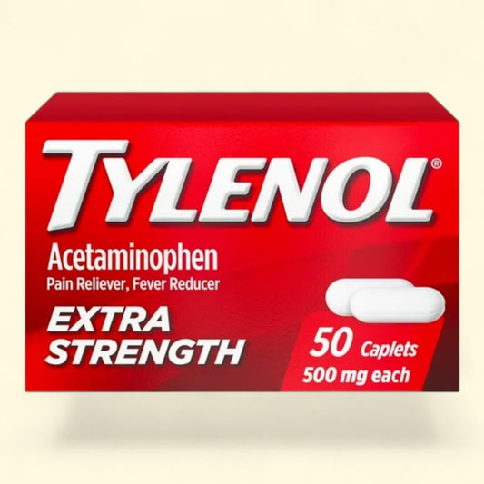 Tylenol Extra Strength Acetaminophen Caplets, 50 Ct