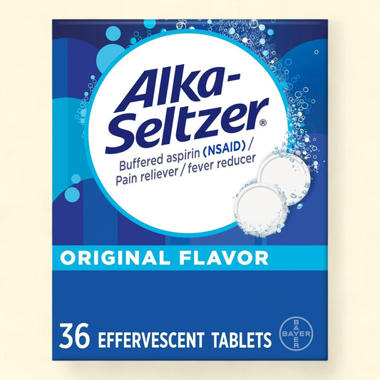 Alka-Seltzer Original Pain Relief Effervescent, 36 Count