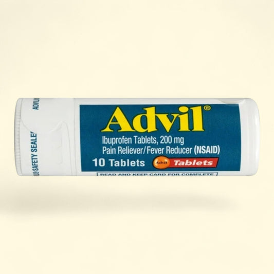 Advil Coated Tablets, Ibuprofen 200 mg Pain Relief, 10 Count