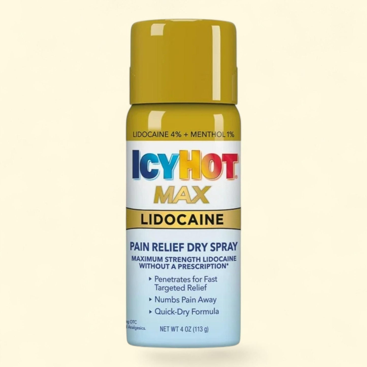 Icy Hot Pain Relief Dry Spray, 4 Ounces