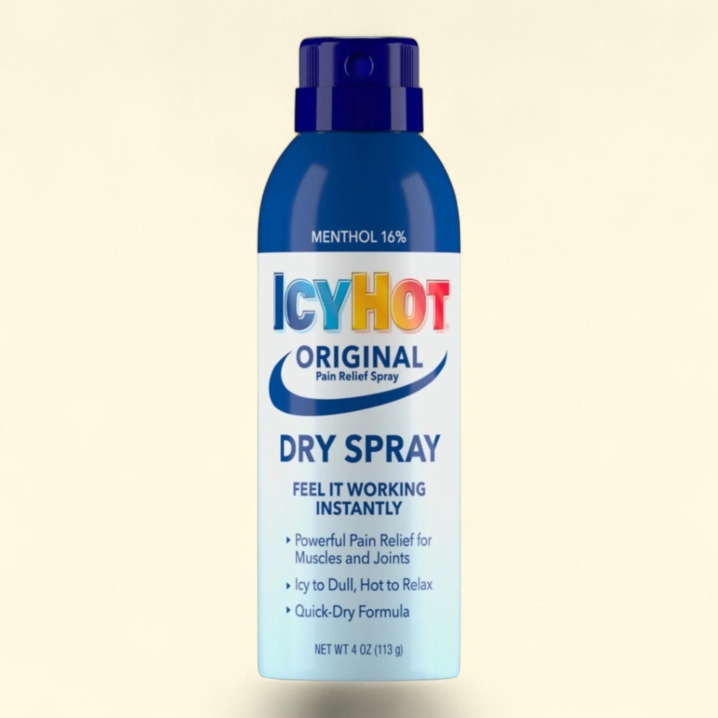 Icy Hot Original Pain Relief Dry Spray, 4 oz.