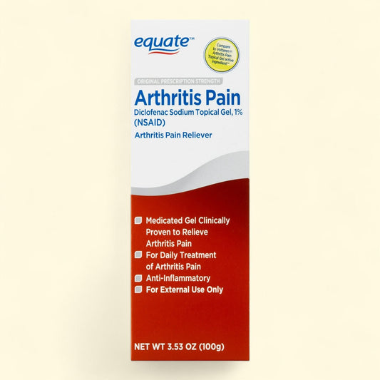 Equate Arthritis Pain Reliever Gel, 3.53 oz