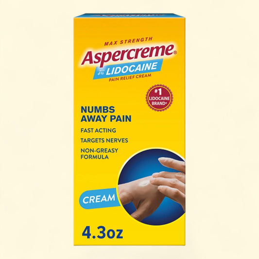 Aspercreme Max Strength Topical Numbing Pain Reliever, 4.3 oz