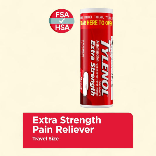 Tylenol Extra Strength 500mg Acetaminophen Caplets, 10 Ct