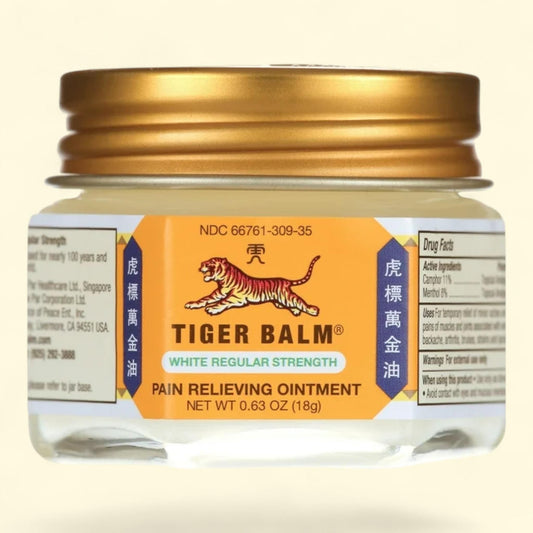 Tiger Balm Pain Relief Ointment, 0.63 oz Jar